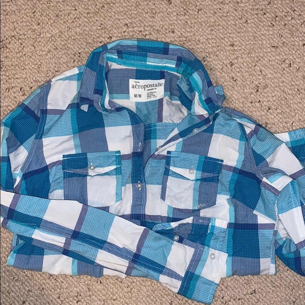 Women’s Aeropostale Plaid Button Down